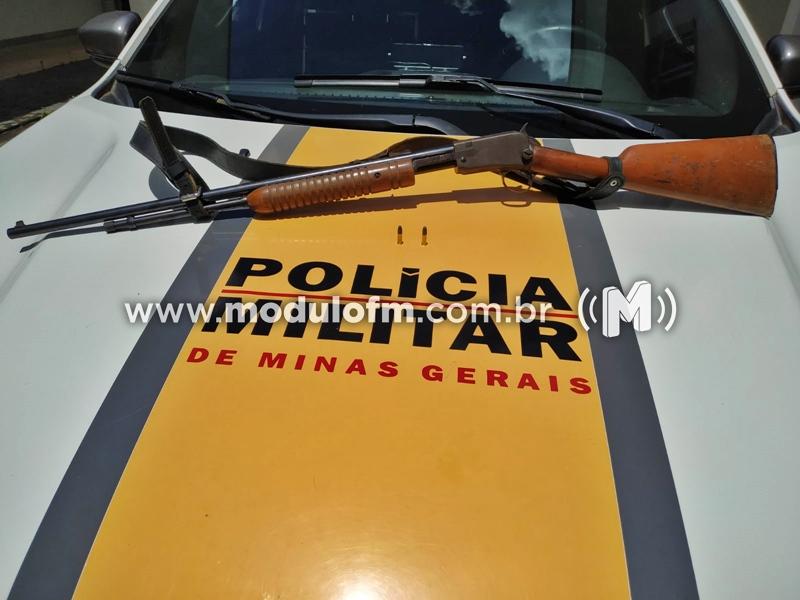 Homem é preso por porte ilegal de arma de fogo