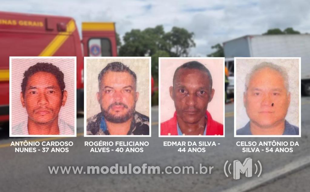 Identificadas as vítimas do trágico acidente da manhã desta terça-feira (31) na BR 365