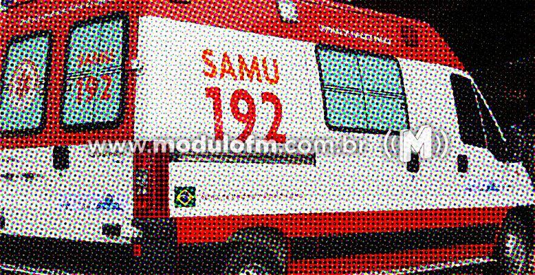 Jovem motociclista é socorrida ao Pronto Socorro após colisão...