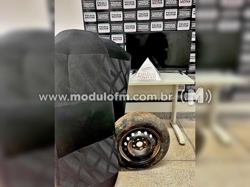 PM prende autores e receptadora de roubo praticado com violência no Bairro São Vicente
