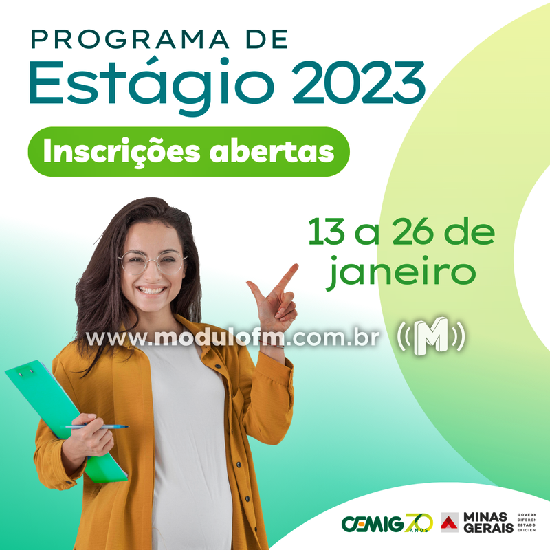 Termina nesta quinta-feira (26) prazo de inscrições para o Programa de Estágio 2023 da Cemig