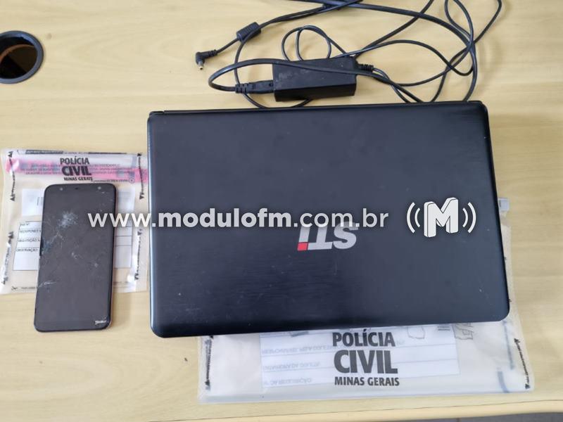 Homem é preso suspeito de pornografia infantil em Patos de Minas