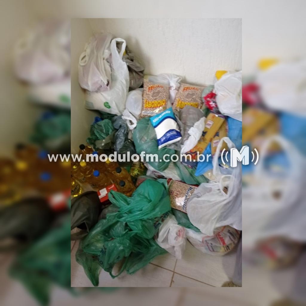 Alimentos arrecadados na partida de sábado (25), são repassados pela Diretoria do Carajás/Fluminense à Casa da Menina
