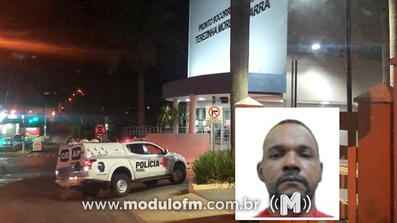 Detento natural de Cruzeiro da Fortaleza morre após ser levado para o Pronto Socorro em Patrocínio