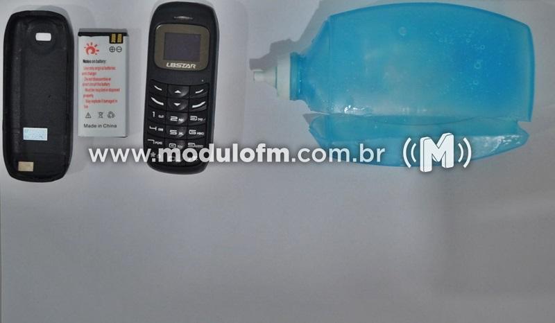 Mini celular escondido em pasta de dente em gel enviado pelos Correios é apreendido na Penitenciária de Patrocínio