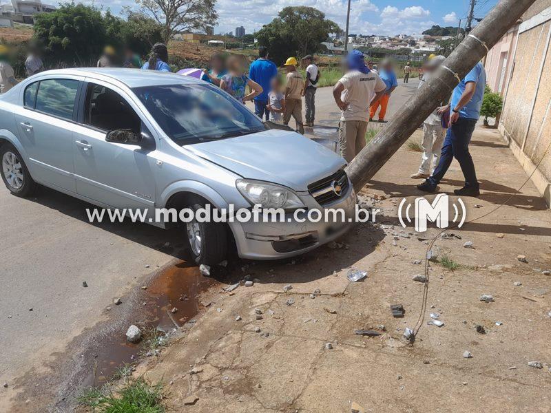 Imagem 3 do post Motorista atropela cadeirante e derruba poste em Patrocínio