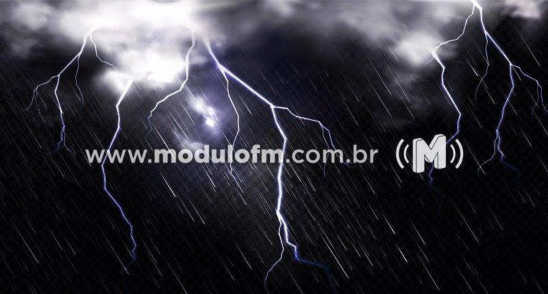 Domingo teve chuva forte e queda de granizo em...