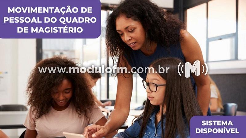 Educação abre inscrições para processo de movimentação de pessoal da Rede Estadual de Ensino