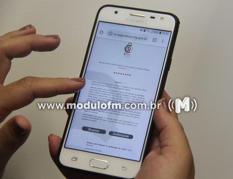 Mais de 30 mil celulares roubados ou furtados já foram bloqueados pela Central de Bloqueio de Celulares