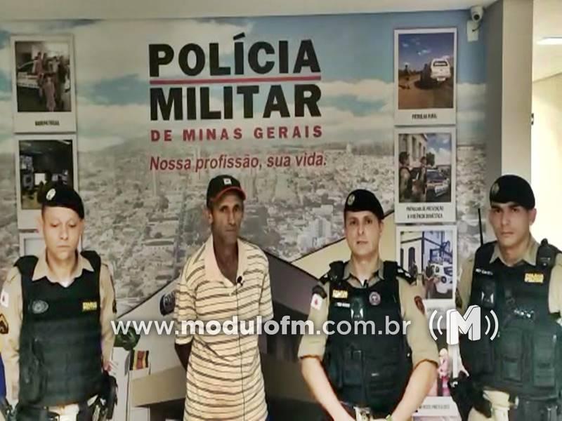 PM ajuda homem a recuperar mais de R$ 2 mil que havia perdido na rua