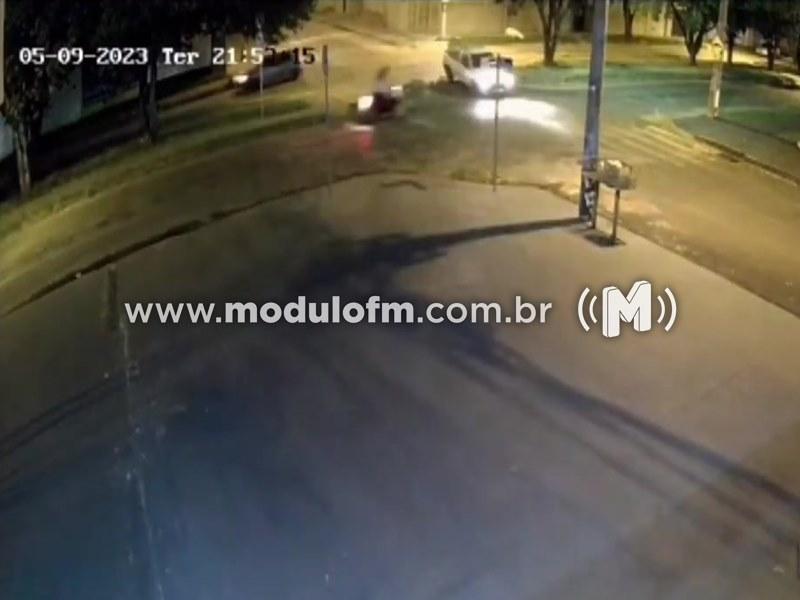 Polícia tenta identificar motorista que atropelou jovem e fugiu sem prestar socorro em Patrocínio
