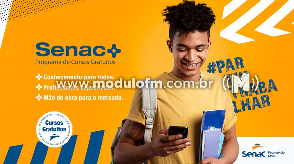 Senac lança Programa Senac+ e amplia oferta de capacitação gratuita em todo Estado de Minas