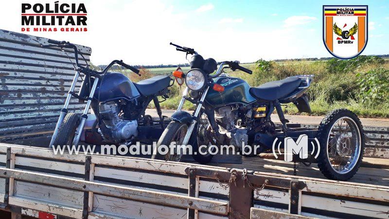 Homem é preso e motocicletas furtadas são recuperadas durante...