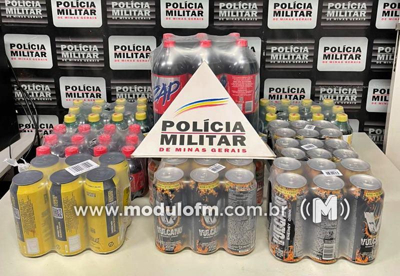 Jovem é preso após invadir empresa de bebidas e furtar carga durante a madrugada em Patrocínio