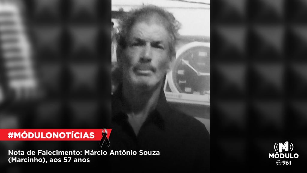 Nota de Falecimento: Márcio Antônio Souza (Marcinho), aos 57...