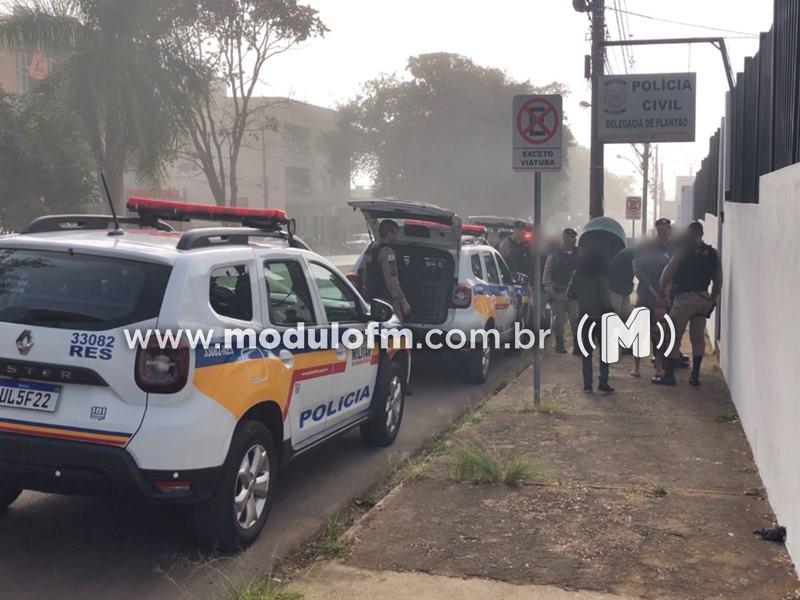 Quadrilha é presa após roubo em fazenda no município de Patrocínio