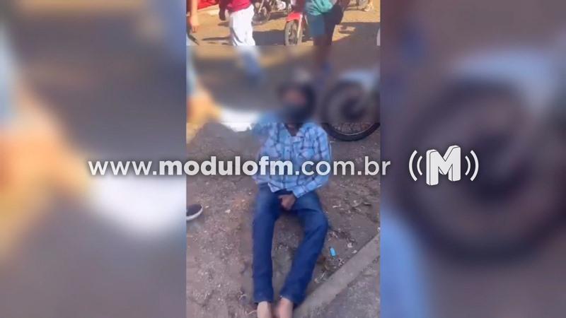 Veja o vídeo: Motociclistas recuperam motocicleta furtada e detêm suspeito de tráfico de drogas em Patrocínio