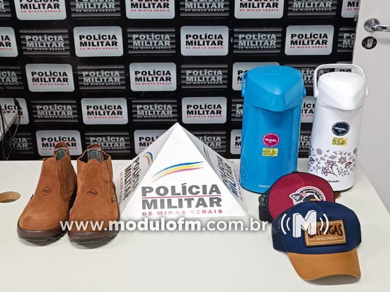 Idoso de 65 anos é preso em flagrante por furto em lojas no Centro de Patrocínio