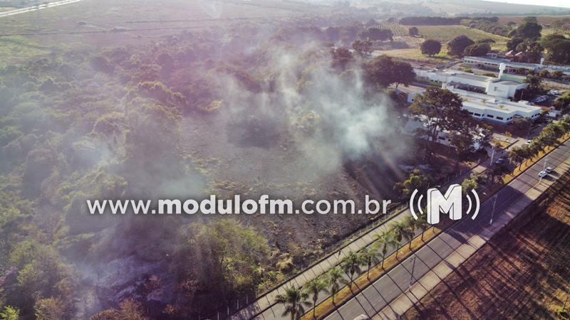 Impacto do incêndio: aulas interrompidas e preocupação com qualidade do ar em Patrocínio