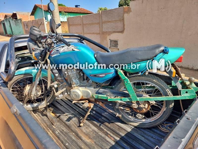 Morador de Nova Ponte é preso em Patrocínio por apropriação indébita de motocicleta após dívida de R$ 50,00 com traficante em Patrocínio