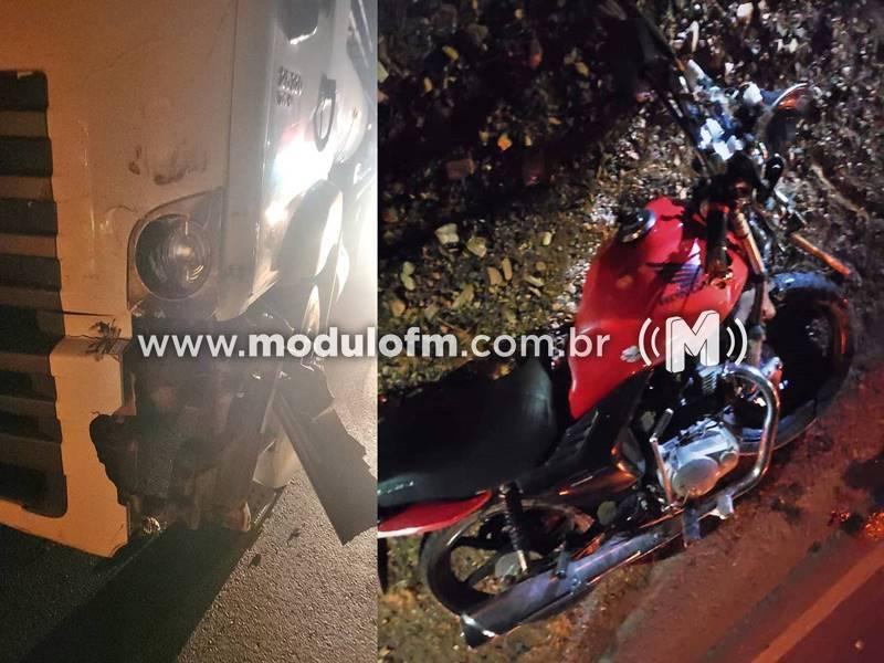 Trágico acidente tira a vida de motociclista após colisão...