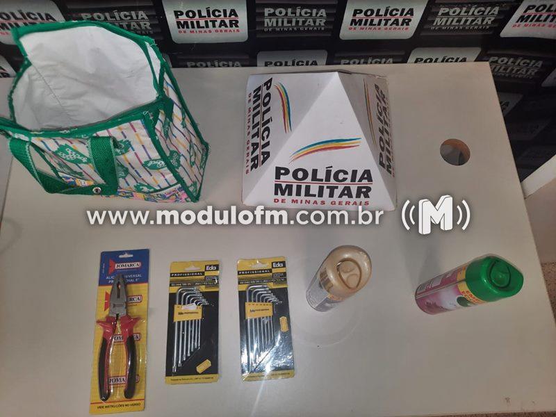 Homem é preso por tentativa de furto e ameaça a funcionários em supermercado