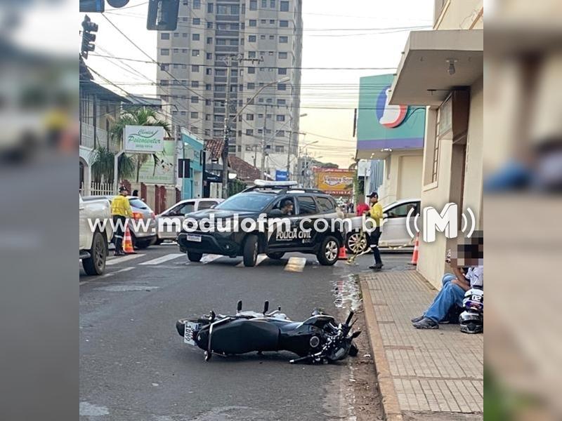 Jovem é atropelado na faixa de pedestres por motociclista de 17 anos em Patrocínio