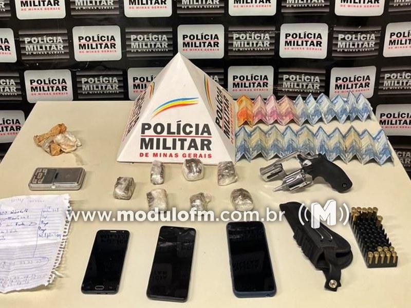 Operação policial resulta na prisão de líderes do PCC e apreensão de arma, munições e drogas em Patrocínio