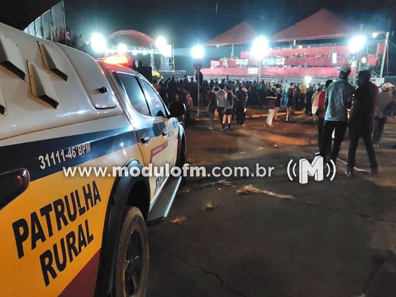 Polícia Militar garante segurança e tranquilidade na Expô Pedros 2023