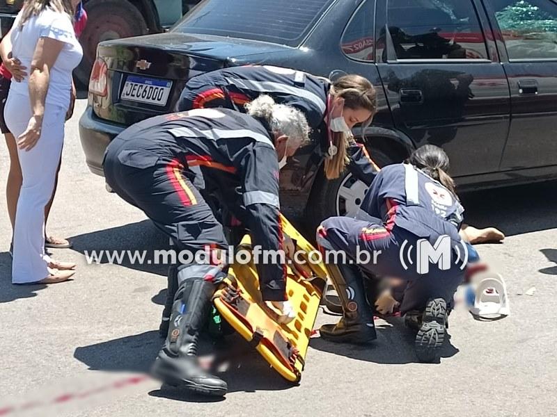 Ciclista é atropelado por veículo e sofre traumatismo craniano...