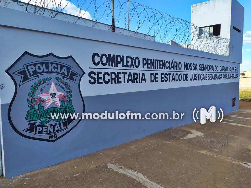 Detento é encontrado morto em cela da Penitenciária Nossa Senhora do Carmo em Carmo do Paranaíba