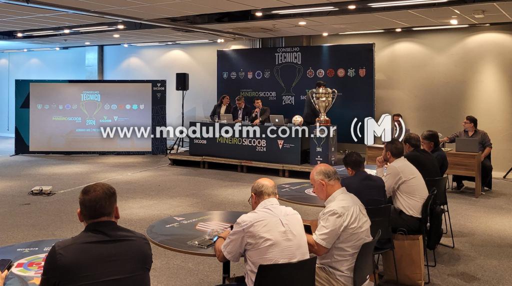 CAP cai no Grupo C do Campeonato Mineiro de 2024 e vai enfrentar Cruzeiro e Atlético na 1ªFase