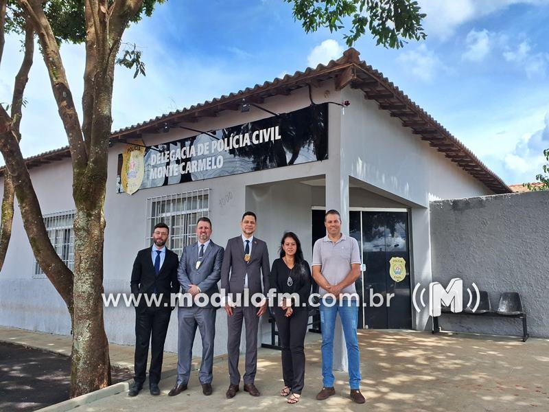 Delegacia de Polícia Civil recebe reforço tecnológico e estrutural para impulsionar trabalho policial em Monte Carmelo