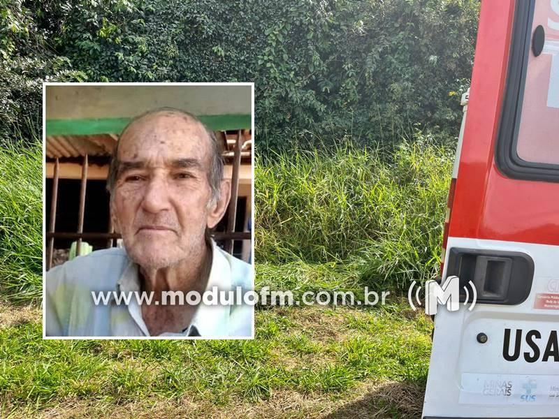 Idoso morre após acidente com fogo na zona rural de Patrocinio