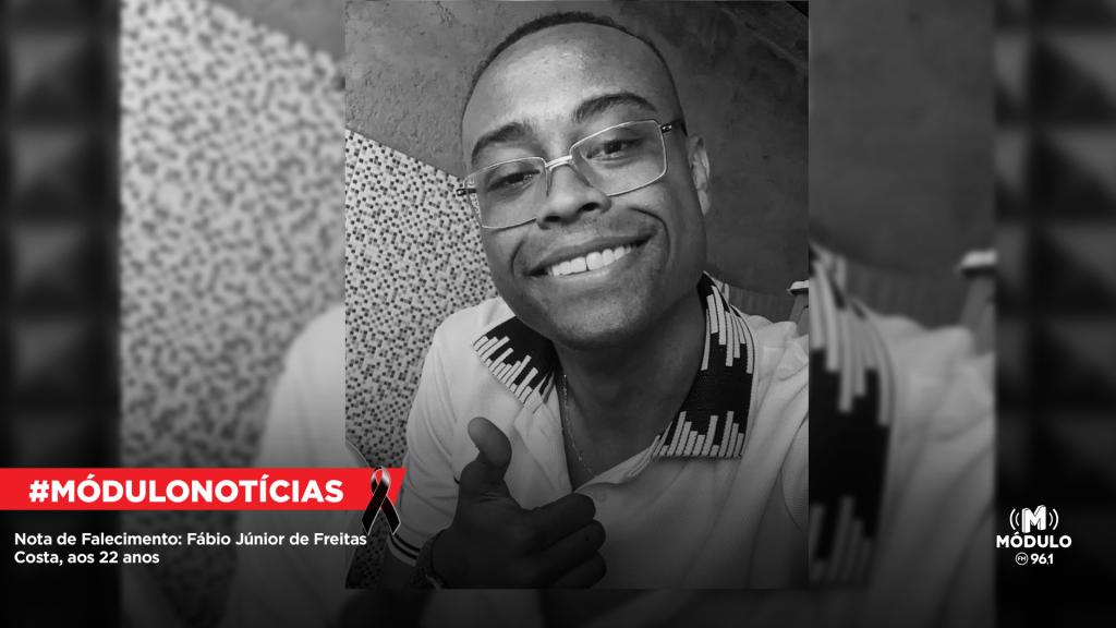 Nota de Falecimento: Fábio Júnior de Freitas Costa, aos 22 anos