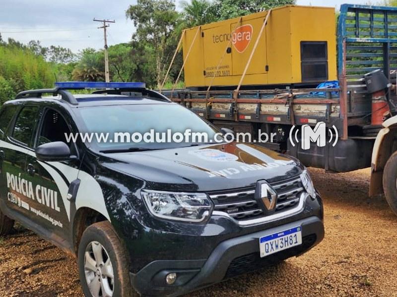 Polícia Civil de Patrocínio recupera carga avaliada em R$107 mil adquirida mediante fraude
