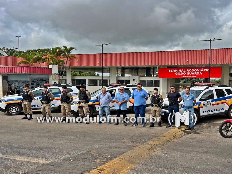 Operação Choque de Ordem resulta em abordagens e medidas para garantir segurança no Terminal Rodoviário de Patrocínio