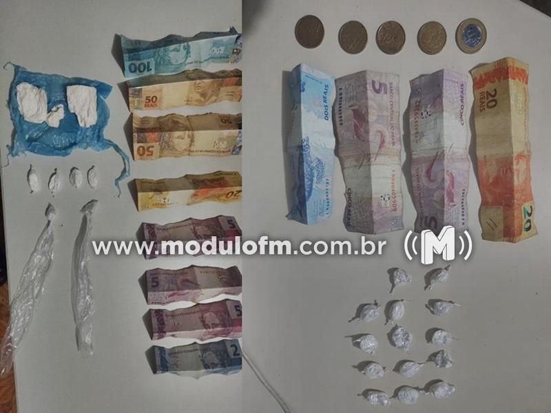 PM prende suspeitos de tráfico após perseguição policial em Cruzeiro da Fortaleza
