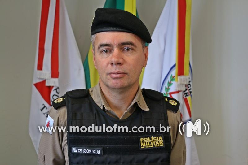 Veja o vídeo: Comandante do 46º BPM manda recado para motociclistas que praticam 'rolezinhos' em Patrocínio