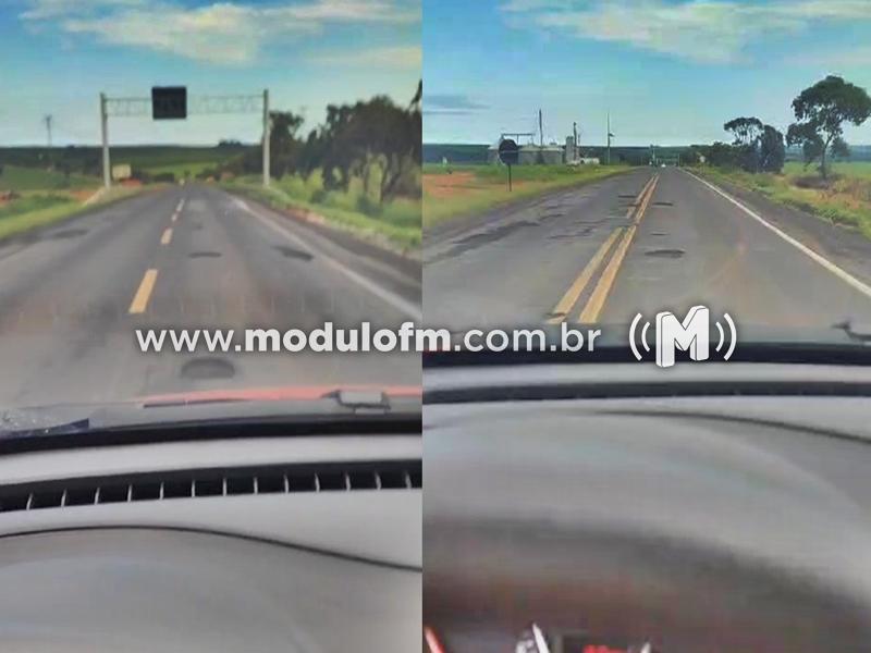 Caos na BR-365: apesar de pedágios caros, buracos e falta de sinalização revoltam motoristas