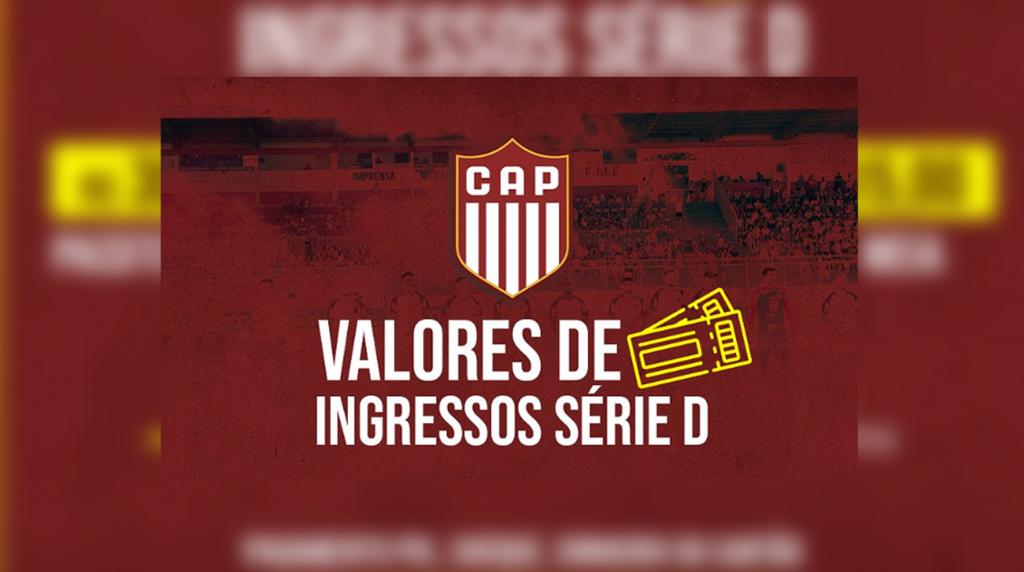 Diretoria do CAP anuncia valores dos ingressos para jogos do time em Patrocínio na Série D
