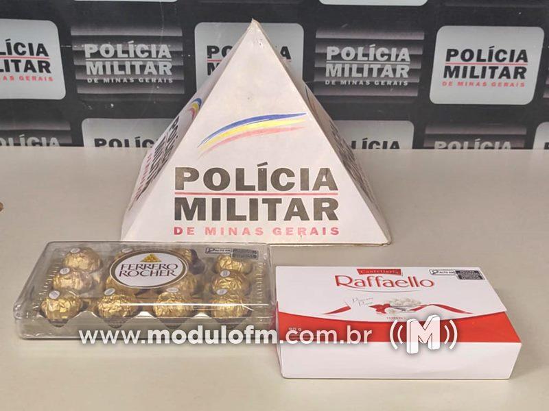 Homem é preso por furto de chocolates em supermercado no centro de Patrocínio