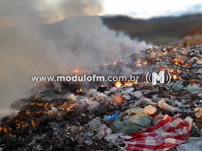 Homem acusado de provocar incêndio no lixão de Patrocínio é procurado pela polícia
