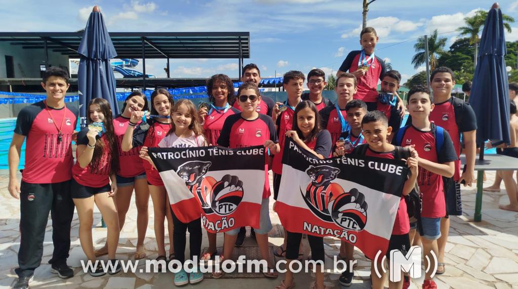 Atletas do PTC brilham no XXVIII Torneio Regional de Natação - II Etapa Patos de Minas