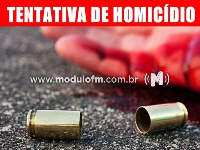 Homem de 27 anos sofre tentativa de homicídio ao chegar em casa no bairro Congonhas em Patrocínio