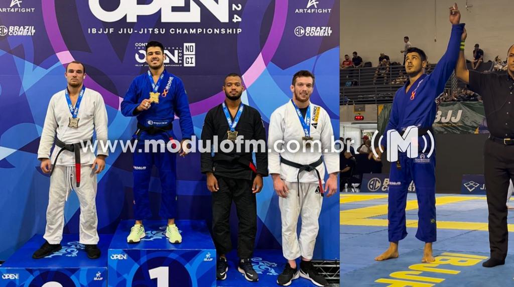 Gabriel Ávila é campeão do Contagem Internacional Open de Jiu-Jitsu realizado pela Confederação Brasileira