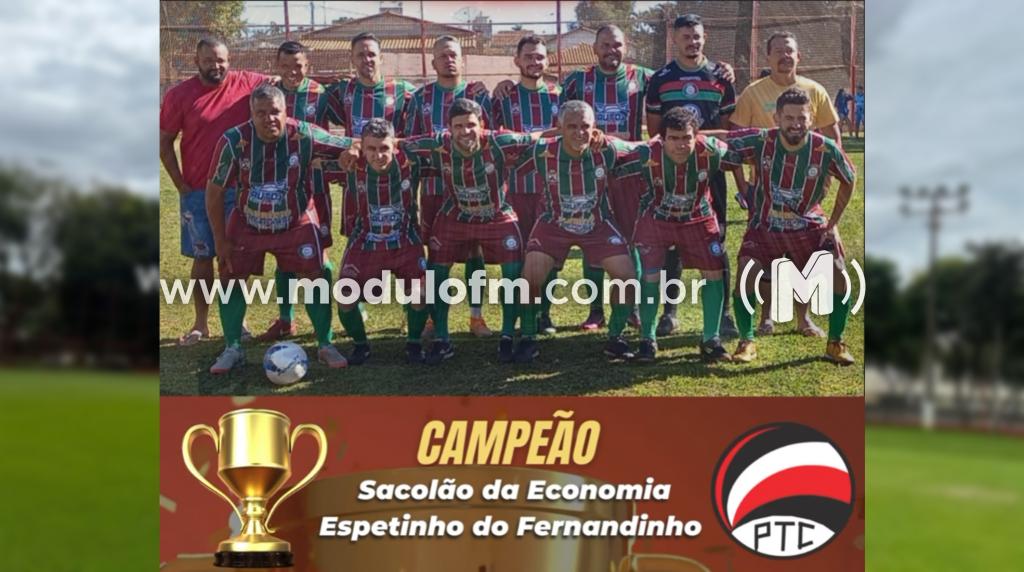 Sacolão da Economia/Espetinho do Fernandinho conquista o título do Campeonato Society Master do PTC