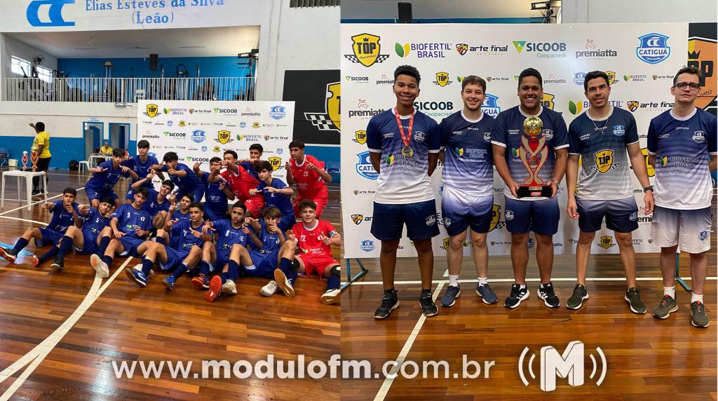 Catiguá é campeão do Campeonato Mineiro do Interior de Futsal na categoria Sub-16