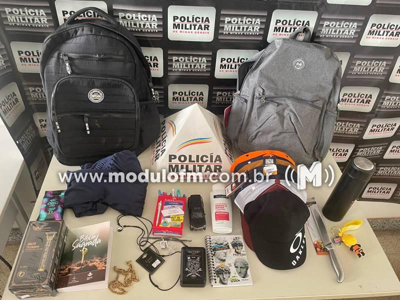 Homem é preso após furtar mercadorias em loja no centro de Patrocínio