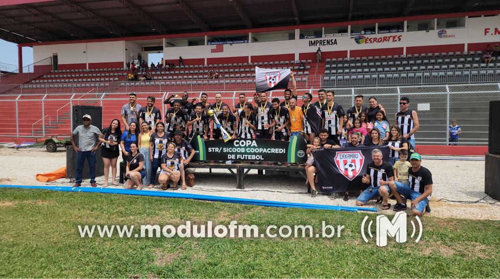 Caxambú conquista título da Copa STR/Sicoob Coopacredi de Futebol Rural com golaço de Pite